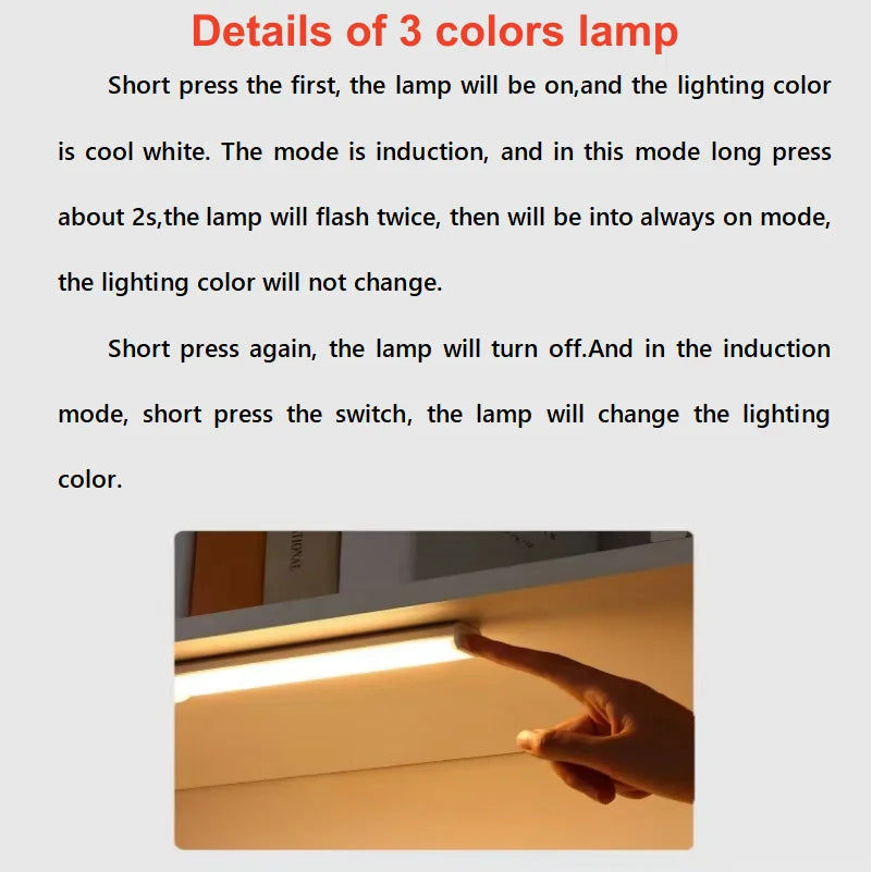 Rechargeable Motion Sensor LED Light